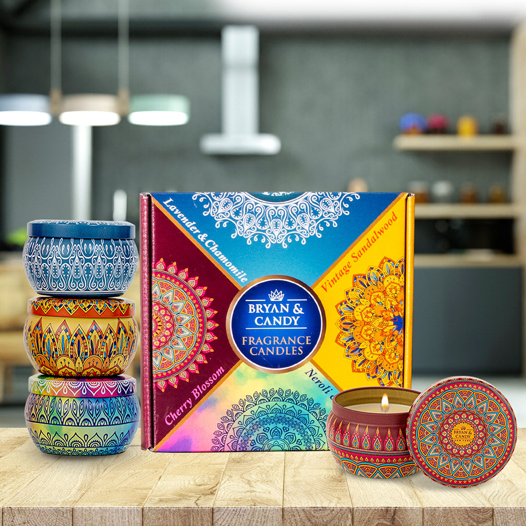 Buy Candle Gift Set Online, Pack of 4 | Bryan & Candy – BRYAN & CANDY