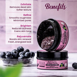 Black Currant & French Vanilla Face & Body Polish – Gentle Exfoliation for Silky Smooth Skin! 100GM Bryan & Candy