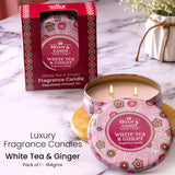 WHITE AND GINGER CANDLE 184GM Bryan & Candy