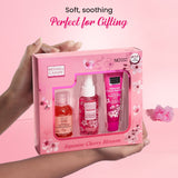 Cherry Blossom Bath Kit Gift Set | Pack of 3 Bryan & Candy