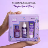 Lavender & Vanilla Cream Bath Kit Gift Set | Pack of 3 Bryan & Candy