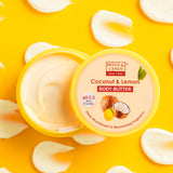 Coconut & Lemon Body Butter pH 5.5 Light Weight Moisturizer for Women & Men (200gm) Bryan & Candy
