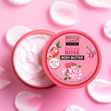 Delicate Rose Body Butter pH 5.5  Light Weight Moisturizer for Women & Men (200gm) Bryan & Candy