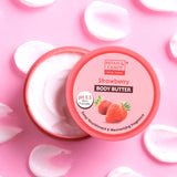Strawberry Body Butter pH 5.5 Light Weight Moisturizer for Women & Men (200gm) Bryan & Candy