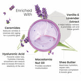 Lavender & Vanilla Cream Body Butter pH 5.5 Light Weight Moisturizer for Women & Men (200gm) Bryan & Candy