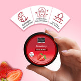 Strawberry Body Butter pH 5.5 Light Weight Moisturizer for Women & Men (100gm) Bryan & Candy