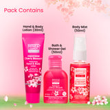 Cherry Blossom Bath Kit Gift Set | Pack of 3 (Copy) Bryan & Candy
