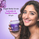 Lavender and vanilla sugar body scrub  100 GM Bryan & Candy