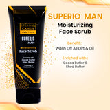 SUPERIO MAN MOISTURIZING FACE SCRUB 50ML Bryan & Candy
