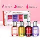 Long-Lasting Women's Perfume Collection - Perfume (EDP) Set of 4 (25ml each), Curated For the Woman of Today Bryan & Candy