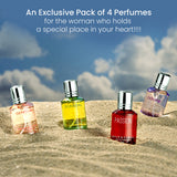 Long-Lasting Women's Perfume Collection - Perfume (EDP) Set of 4 (25ml each), Curated For the Woman of Today Bryan & Candy