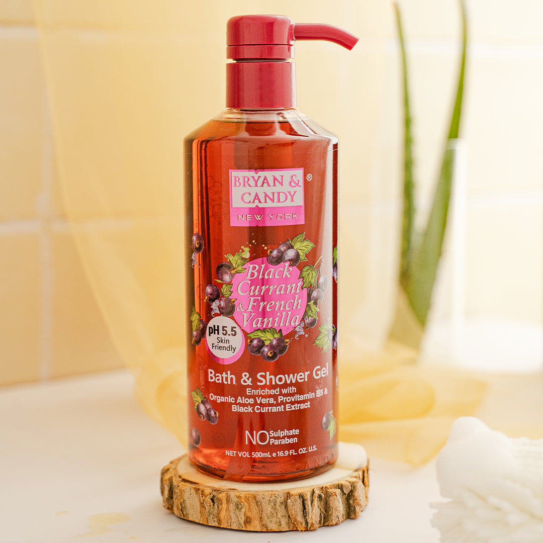 Buy Black Currant & French Vanilla Shower Gel Online BRYAN & CANDY