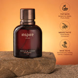 Inspire Perfume (EDP) for Men - 50ml, Men’s Long Lasting Fragrance with a Fruity Spike and Earthy notes of Cedar and Vetiver Bryan & Candy