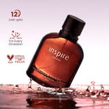Inspire Perfume (EDP) for Men - 50ml, Men’s Long Lasting Fragrance with a Fruity Spike and Earthy notes of Cedar and Vetiver Bryan & Candy