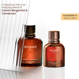 Inspire Perfume (EDP) for Men - 50ml, Men’s Long Lasting Fragrance with a Fruity Spike and Earthy notes of Cedar and Vetiver Bryan & Candy