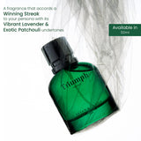 Triumph Perfume (EDP) for Men - 50ml, Long Lasting Fragrance with a Fruity appeal and exotic notes of patchouli and lavendar Bryan & Candy