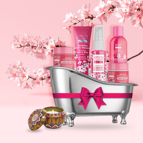 Japanese Cherry Blossom Tub kit Bryan & Candy