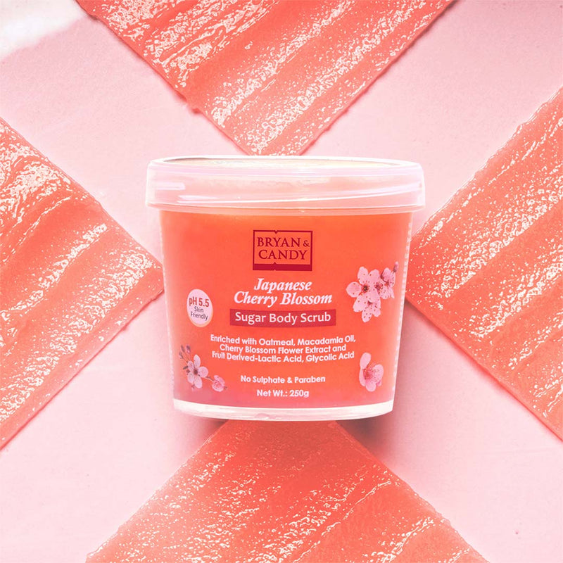 CHERRY BLOSSOM SUGAR BODY SCRUB Bryan & Candy