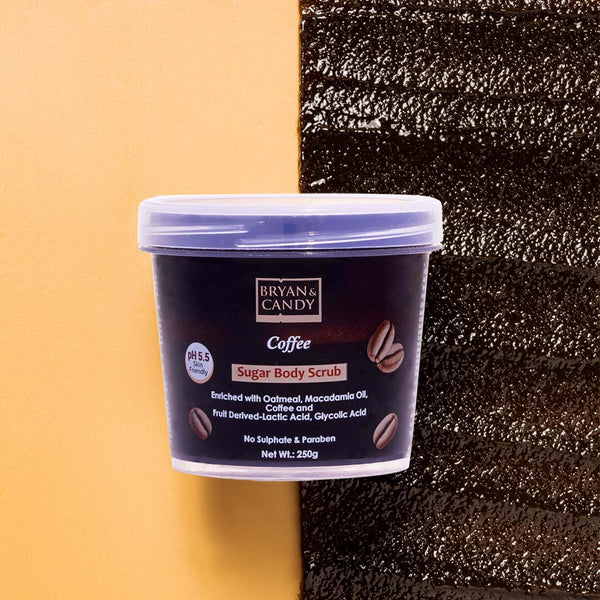 Coffee Sugar Body Scrub  250 GM Bryan & Candy