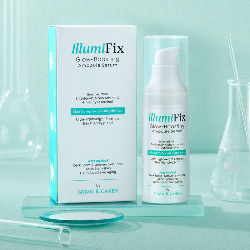 IllumiFix Glow-Boosting Ampoule Serum | Brightening for Dark Spots & Uneven Skin | 30ml BRYAN & CANDY