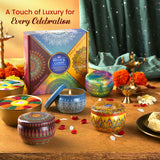 Cherry Blossom,Vintage Sandalwood,Neroli & Honeycomb,Lavender & Chamomile Candle 100 GM (Pack of 4) Bryan & Candy