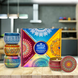 Cherry Blossom,Vintage Sandalwood,Neroli & Honeycomb,Lavender & Chamomile Candle 100 GM (Pack of 4) Bryan & Candy