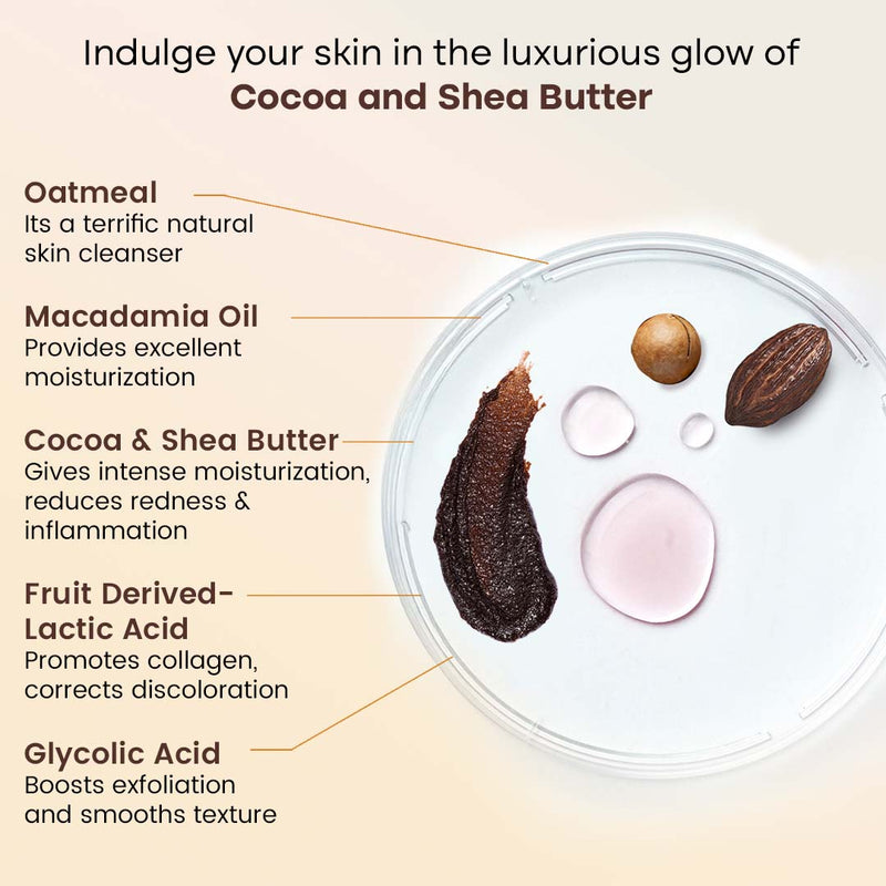 Cocoa Shea Sugar Body Scrub 250 GM Bryan & Candy