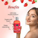 Strawberry Bath and Shower Gel 300 ML Bryan & Candy