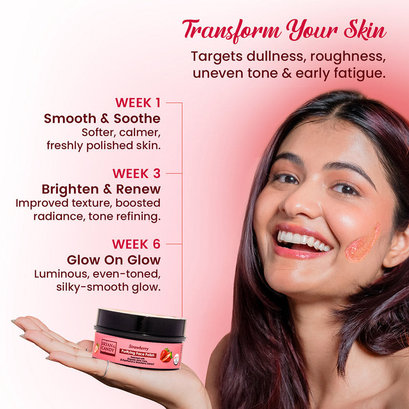 Strawberry Purifying Face Polish 100 GM Bryan & Candy