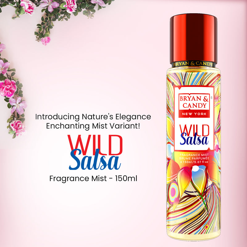 Wild Salsa Fragrance Mist  150ml Bryan & Candy