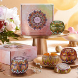 Candle for Home Decor, Exercise, Aromatheraphy Pack of 4 Candles(4 * 60gm) Bryan & Candy
