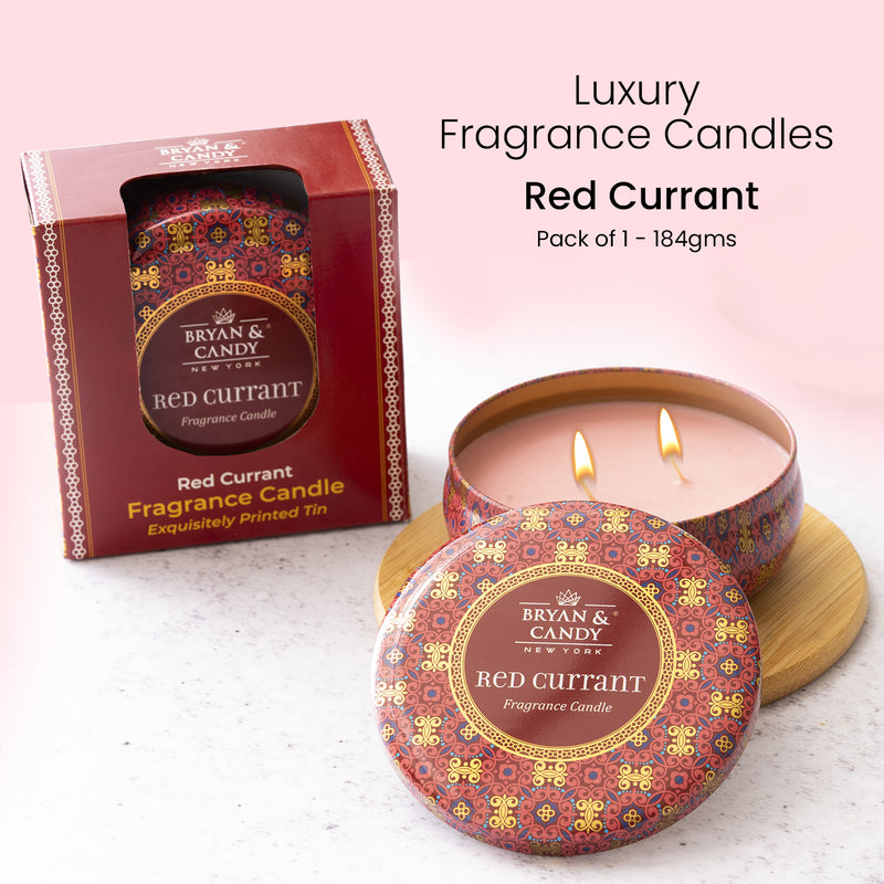 RED CURRANT Aromatherapy Candles 142GM Bryan & Candy