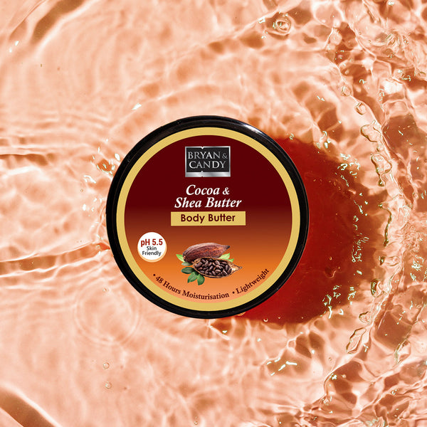 Cocoa Shea Butter pH 5.5 Light Weight  Moisturizer for Women & Men (100gm) Bryan & Candy
