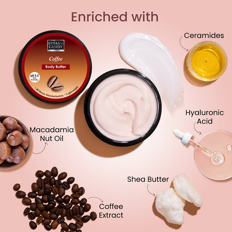 Choco Body Butter pH 5.5  Light Weight Moisturizer for Women & Men (100gm) Bryan & Candy