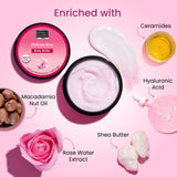 Delicate Rose Body Butter pH 5.5  Light Weight Moisturizer for Women & Men (100gm) Bryan & Candy