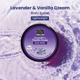 Lavender & Vanilla Cream Body Butter pH 5.5 Light Weight Moisturizer for Women & Men (100gm) Bryan & Candy