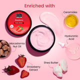 Strawberry Body  Butter pH 5.5  Light Weight Moisturizer for Women & Men (200gm) Bryan & Candy
