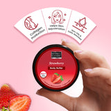 Strawberry Body  Butter pH 5.5  Light Weight Moisturizer for Women & Men (200gm) Bryan & Candy