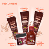 Coffee Face & Body Care Essentials Pack of 5 Bryan & Candy