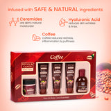 Coffee Face & Body Care Essentials Pack of 5 Bryan & Candy