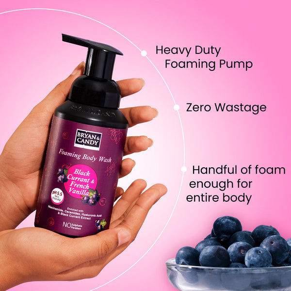 Black & Currant & French Vanilla Foaming Body Wash 250 ml Bryan & Candy
