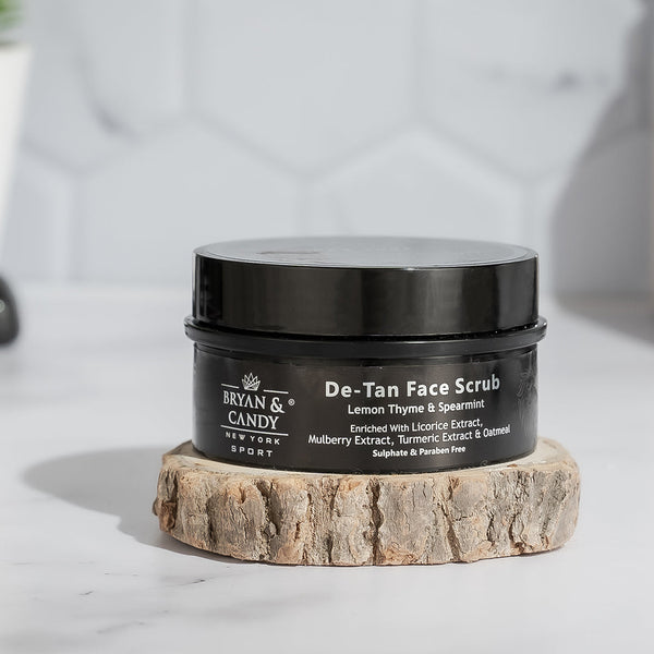 De-Tan Face Scrub – Lemon Thyme & Spearmint 100GM Bryan & Candy