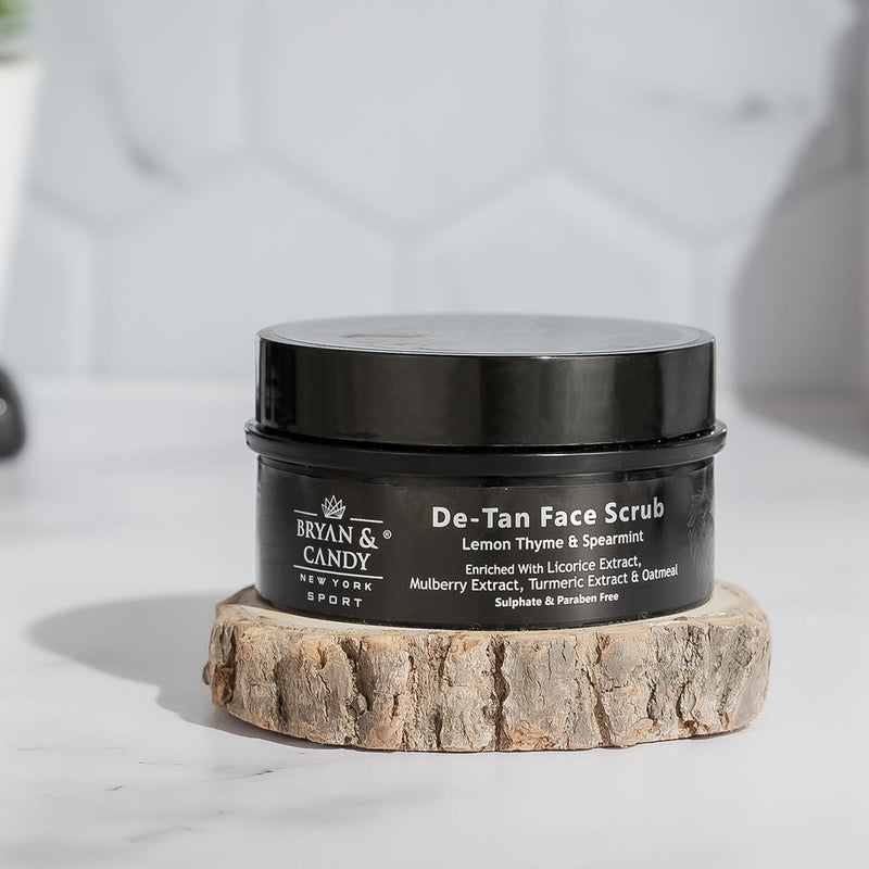 De-Tan Face Scrub – Lemon Thyme & Spearmint 100GM Bryan & Candy