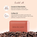 Coffee Ultra Moisturizing Bathing Bar Enriched with Coffee Oil, Cocoa shea Butter , Skin Friendly pH 5.5 (100 gm)
