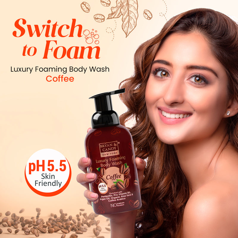 Coffee Luxury Foaming Body Wash 400ml Bryan & Candy