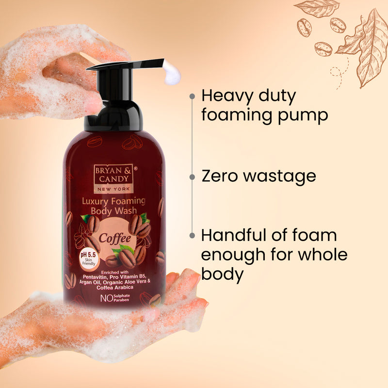 Coffee Luxury Foaming Body Wash 400ml Bryan & Candy