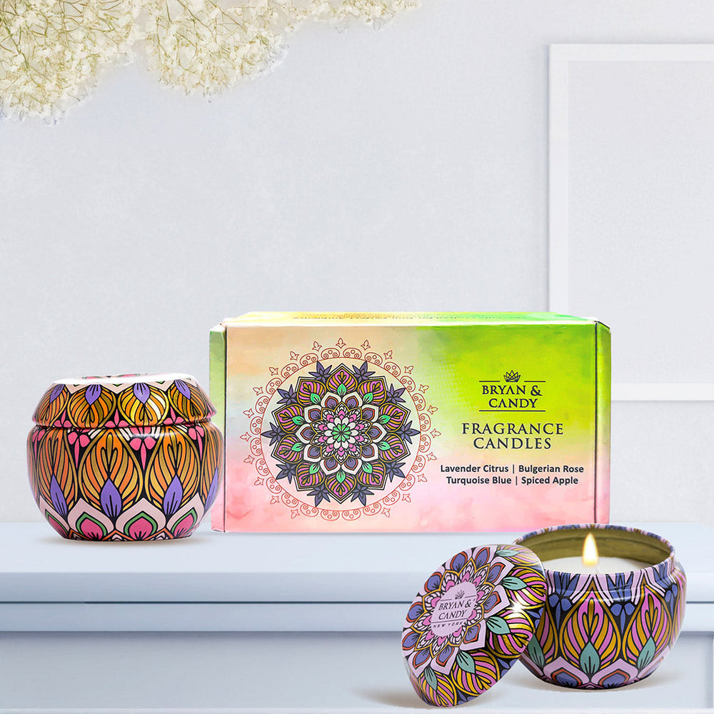 Buy Sandalwood Candle Gift Set Online in India – BRYAN & CANDY