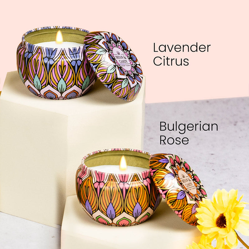 Lavender Citrus | Bulgerian Rose,60gm (Pack of 2) Bryan & Candy
