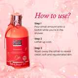 Strawberry Bath and Shower Gel 300 ML Bryan & Candy