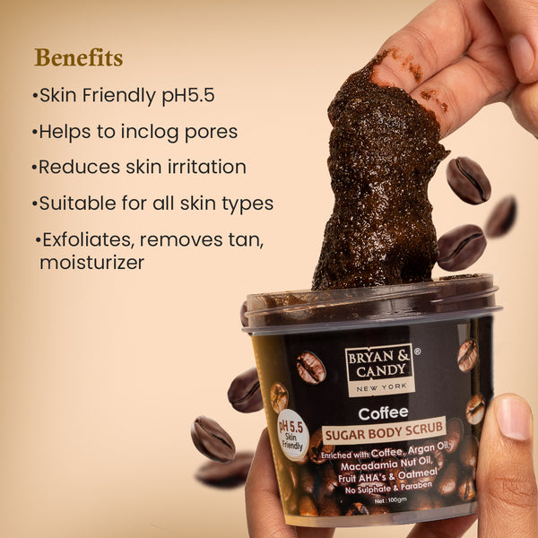 Coffee Sugar Body Scrub  100 GM (Copy) Bryan & Candy